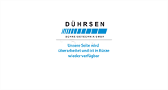 Desktop Screenshot of duehrsen.de