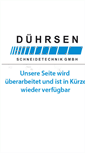 Mobile Screenshot of duehrsen.de